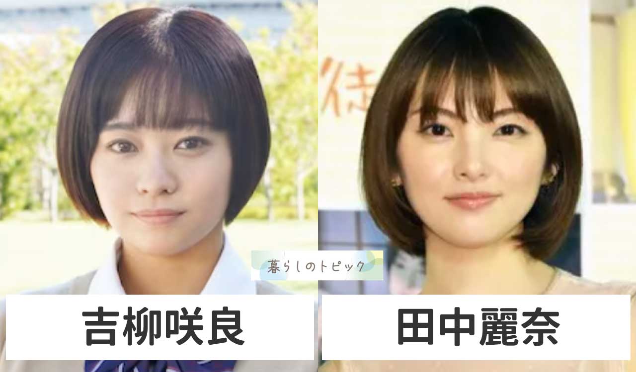 吉柳咲良と田中麗奈が似てる